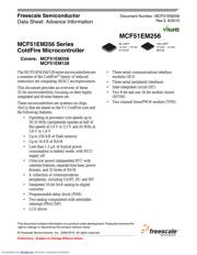 MCF51EM256 数据规格书 1