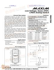 MAX394 datasheet.datasheet_page 1