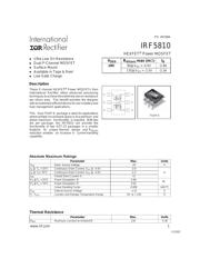 IRF5810PBF 数据规格书 1