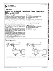 LMH2100TMX 数据规格书 1