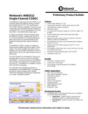 W681512SG datasheet.datasheet_page 1