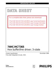 74HC365DB-T datasheet.datasheet_page 1