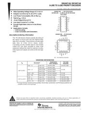 SN74HC148 数据规格书 1