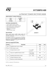 BYT200PIV400 数据规格书 1