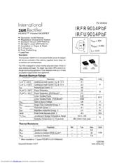 IRFR9014TRPBF Datenblatt PDF