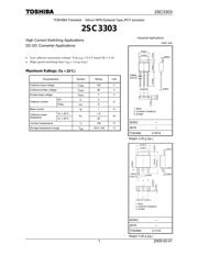 2SC3303 Datenblatt PDF