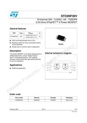 STC6NF30V datasheet.datasheet_page 1