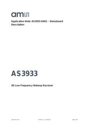AS3933 DEV SYSTEM Datenblatt PDF