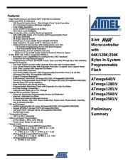 ATMEGA2560V-8AU 数据规格书 1