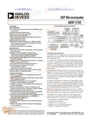 ADSP-2183BST-115 datasheet.datasheet_page 1