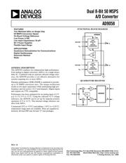 AD9058JD 数据规格书 1