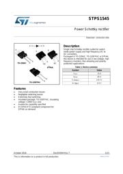 STPS1545D Datenblatt PDF