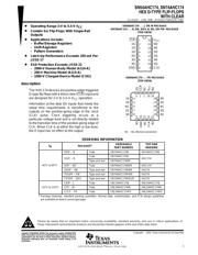 SN74AHC174NE4 数据规格书 1