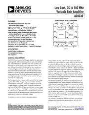 AD8330ACPZ-R2 Datenblatt PDF