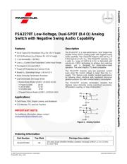 FSA2270TUMX 数据规格书 1