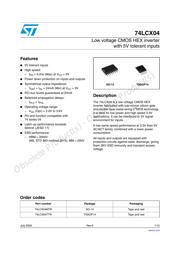 74LCX04MTR datasheet.datasheet_page 1