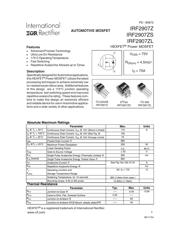 IRF2907ZSPBF Datenblatt PDF