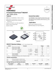 FDMS6681Z datasheet.datasheet_page 1