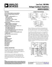 AD8056ARZ-REEL7 Datenblatt PDF