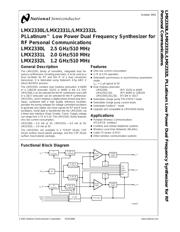 LMX2330LTM/NOPB datasheet.datasheet_page 1