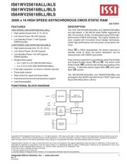 IS61WV25616BLL-10BLI-TR datasheet.datasheet_page 1