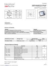 IRFHM9331PBF datasheet.datasheet_page 1