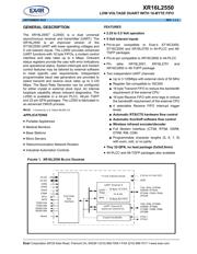 XR16L2550IM-F 数据规格书 1