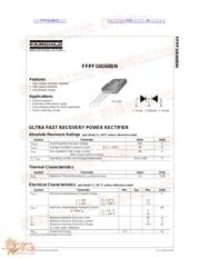 FFPF10U60DN 数据规格书 1