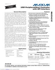 MAX3421EETJ+ Datenblatt PDF