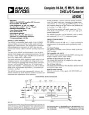 AD9200JRSZRL datasheet.datasheet_page 1