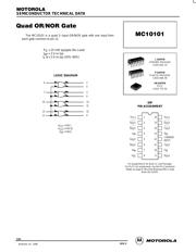 MC10101P 数据规格书 1