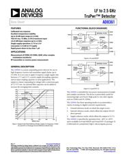 AD8361ARTZ datasheet.datasheet_page 1