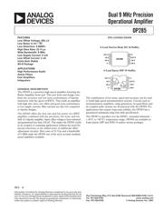 OP285GS-REEL datasheet.datasheet_page 1