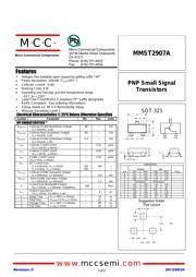 MMST2907A-TP 数据规格书 1