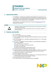 TDA8024T/C1,118 Datenblatt PDF