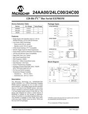 24LC00T-I/OT Datenblatt PDF