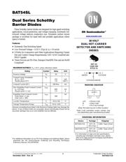 SBAT54SLT1G 数据规格书 1