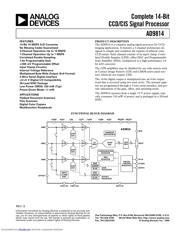 AD9814JRZRL datasheet.datasheet_page 1