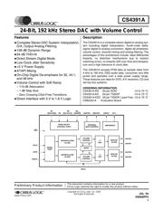 CS4391AKZZ datasheet.datasheet_page 1