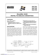 DAC701KH 数据规格书 1