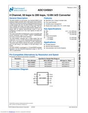 ADC124S021CIMMX/NOPB 数据规格书 1