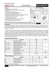 IRF6775MTR1PBF Datenblatt PDF