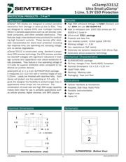 UCLAMP3311Z.TVT 数据规格书 1