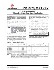 PIC18F83J11T-I/PT 数据规格书 1