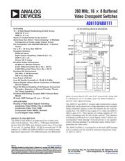 AD8111 datasheet.datasheet_page 1