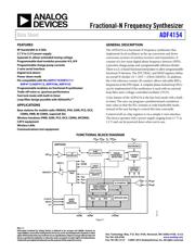 ADF4112BCPZ 数据规格书 1