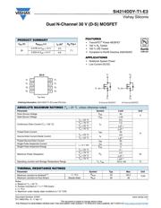 SI4214DDY-T1-E3 数据规格书 1