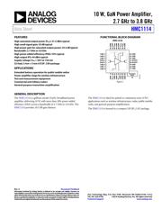 HMC1114LP5DE 数据规格书 1