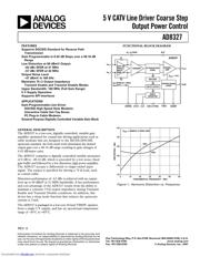 AD8327 数据规格书 1