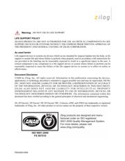 Z8F011ASB020EG00TR datasheet.datasheet_page 2